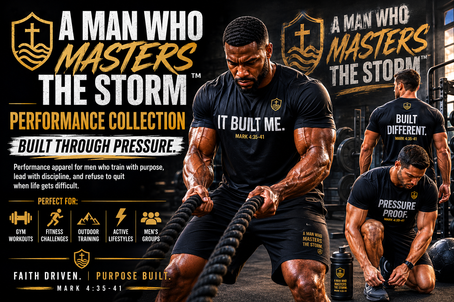 A MAN WHO MASTERS THE STORM™ PERFORMANCE COLLECTION