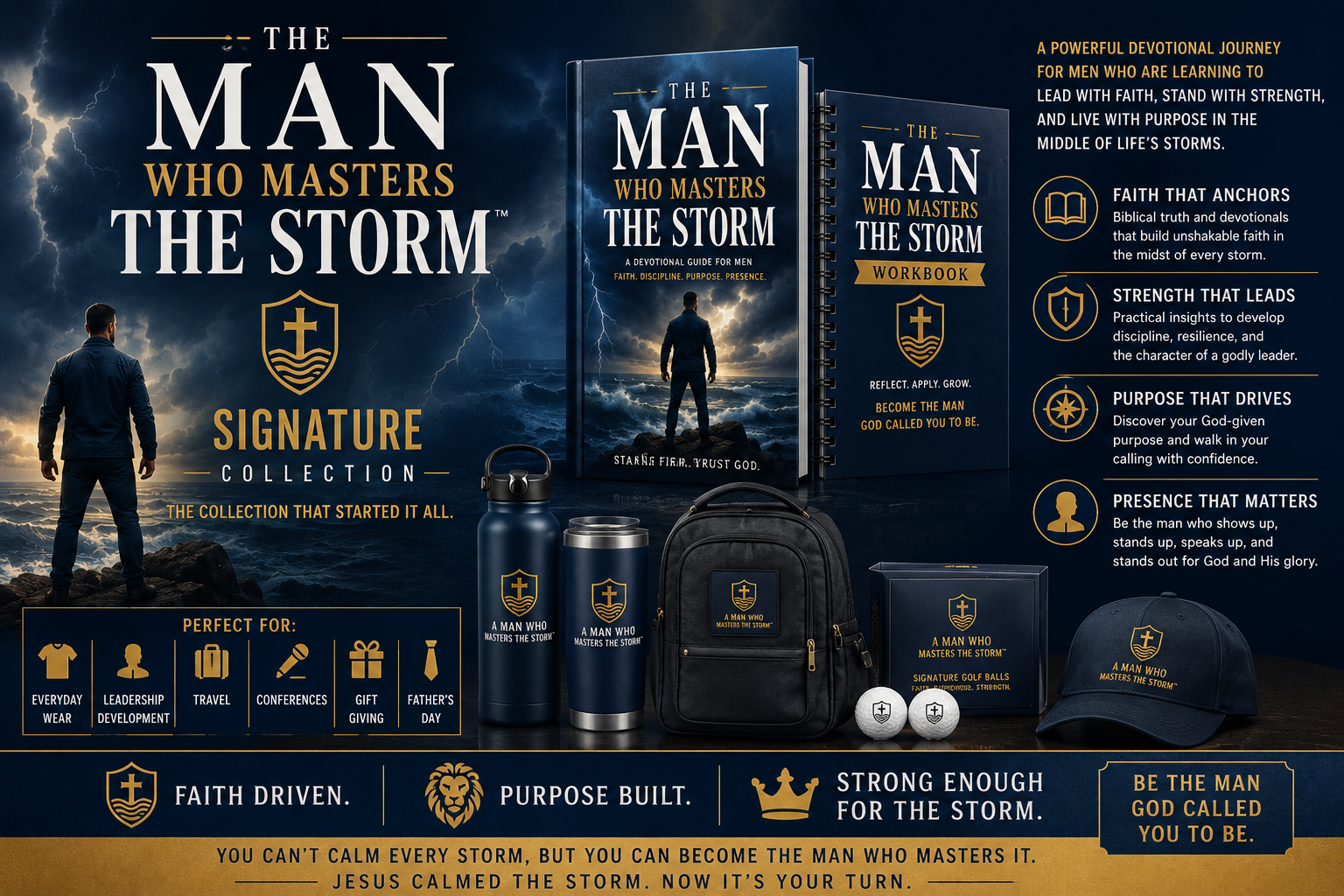 Man Who Masters the Storm Signature Collection