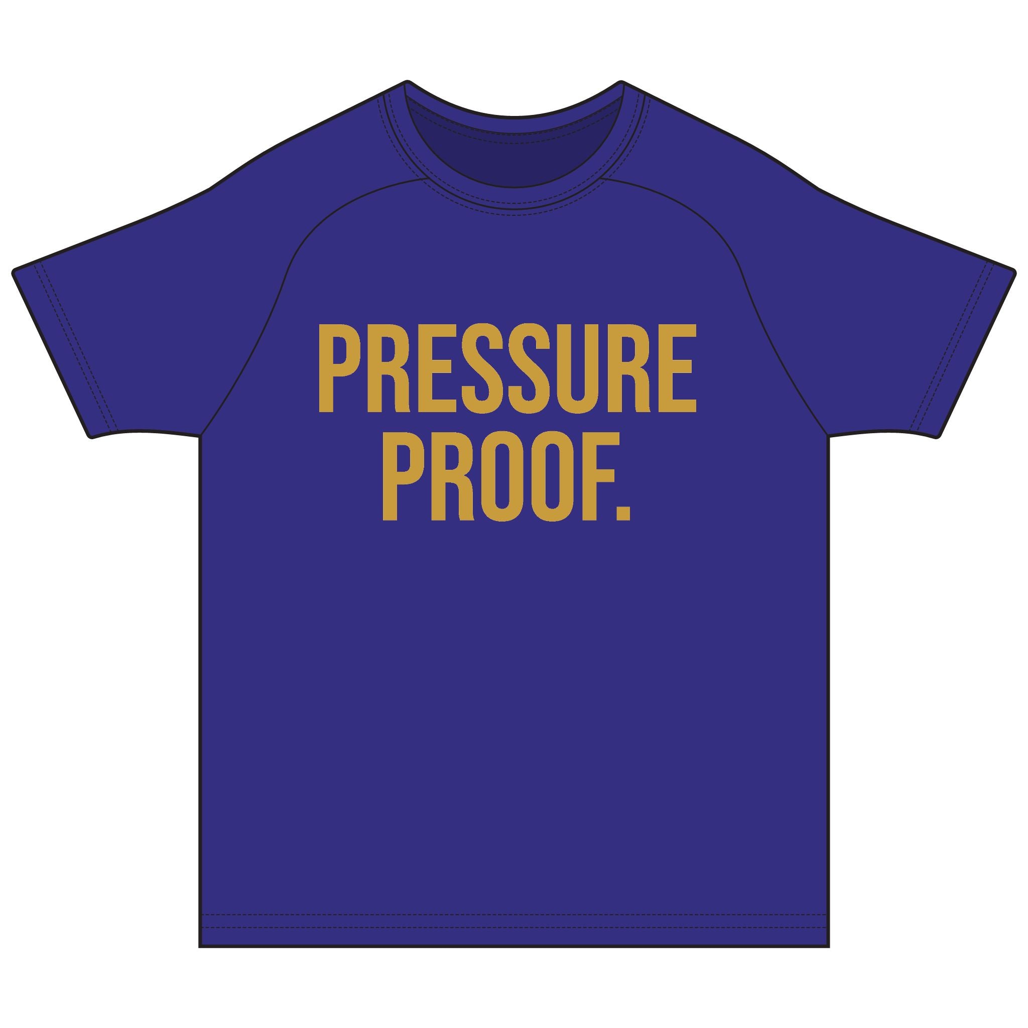 PRESSURE PROOF.  | Master the Storm™ Performance Training Tee