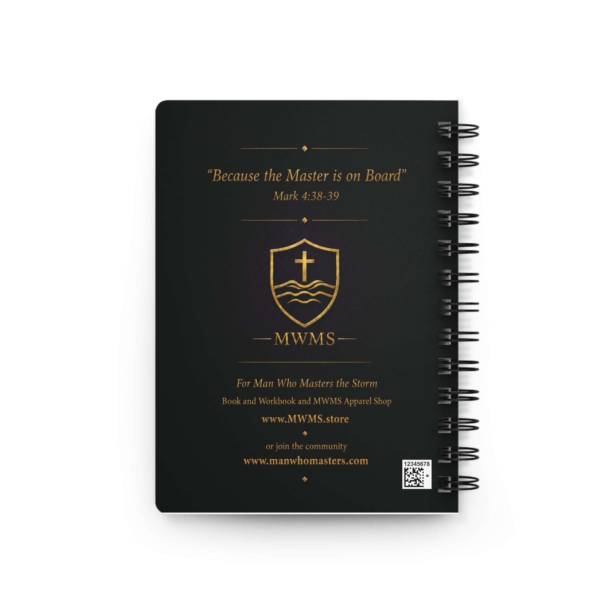 Pressure Proof— Spiral-Bound Christian Devotional Notebook