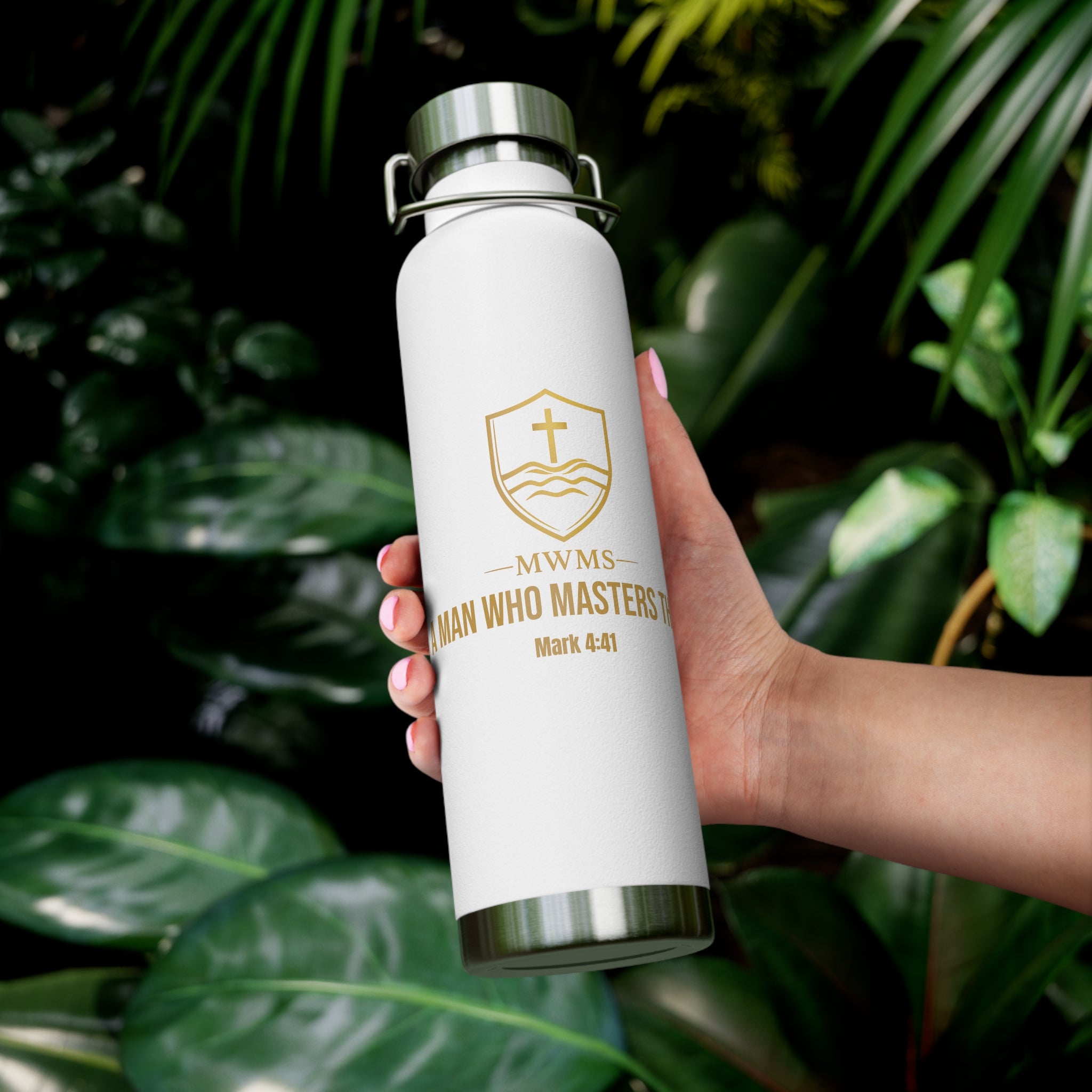 A Man Who Masters the Storm™ Performance Vacuum Insulated Bottle — 22oz Stainless Steel