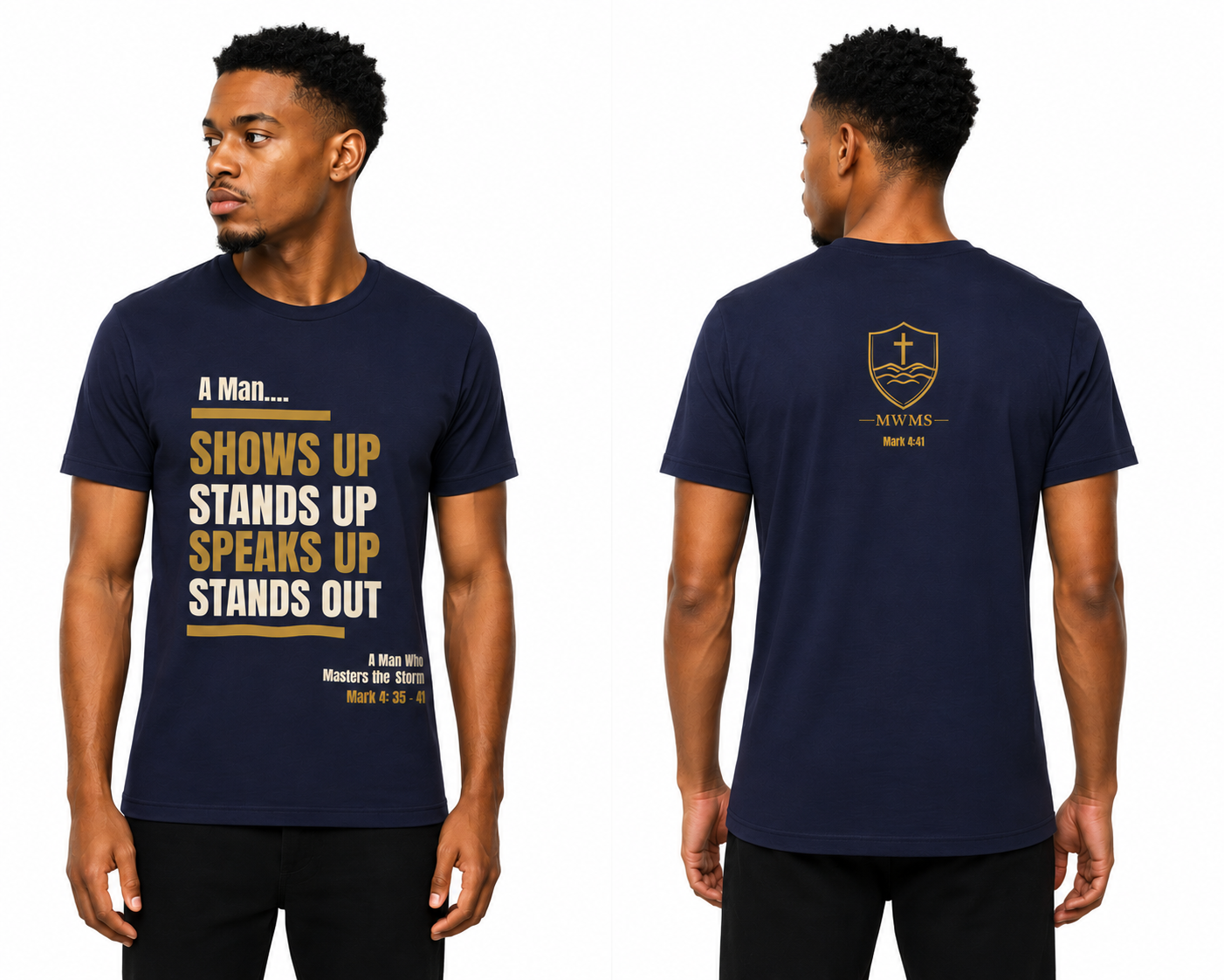 A MAN... | Master the Storm™ Signature Lifestyle Tee