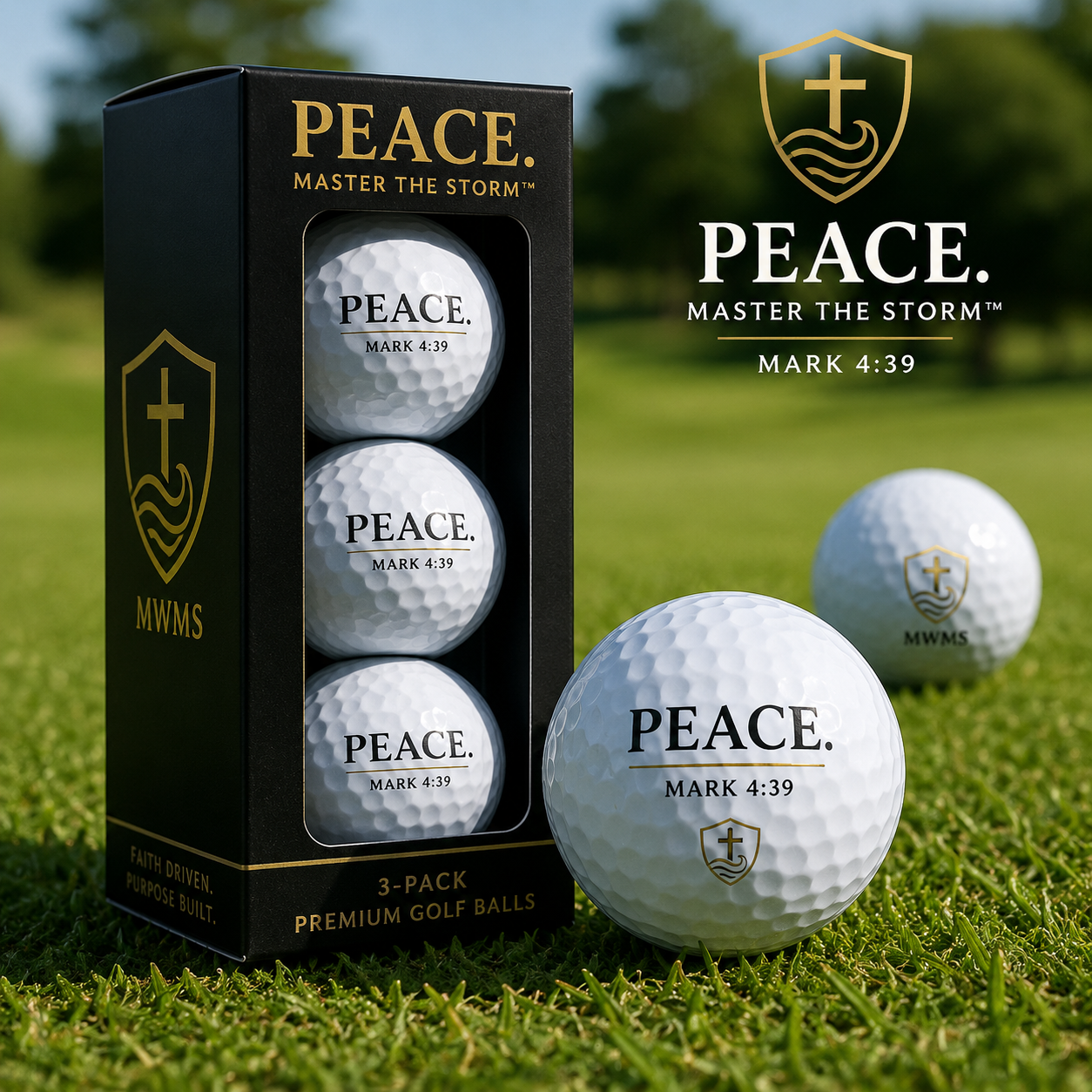 PEACE. | Master the Storm™ Signature Golf Balls (6-Pack)