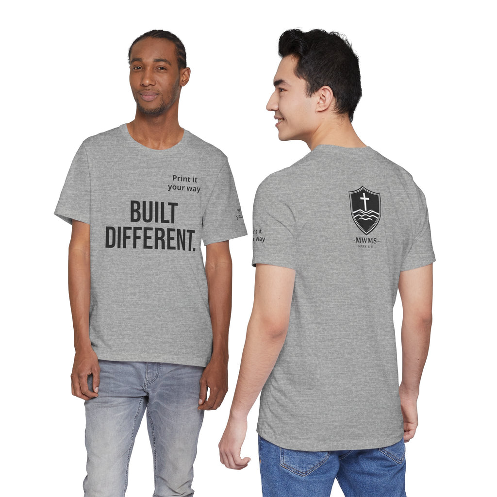 Personalized- BUILT DIFFERENT. | Master the Storm™ Graphic Tee