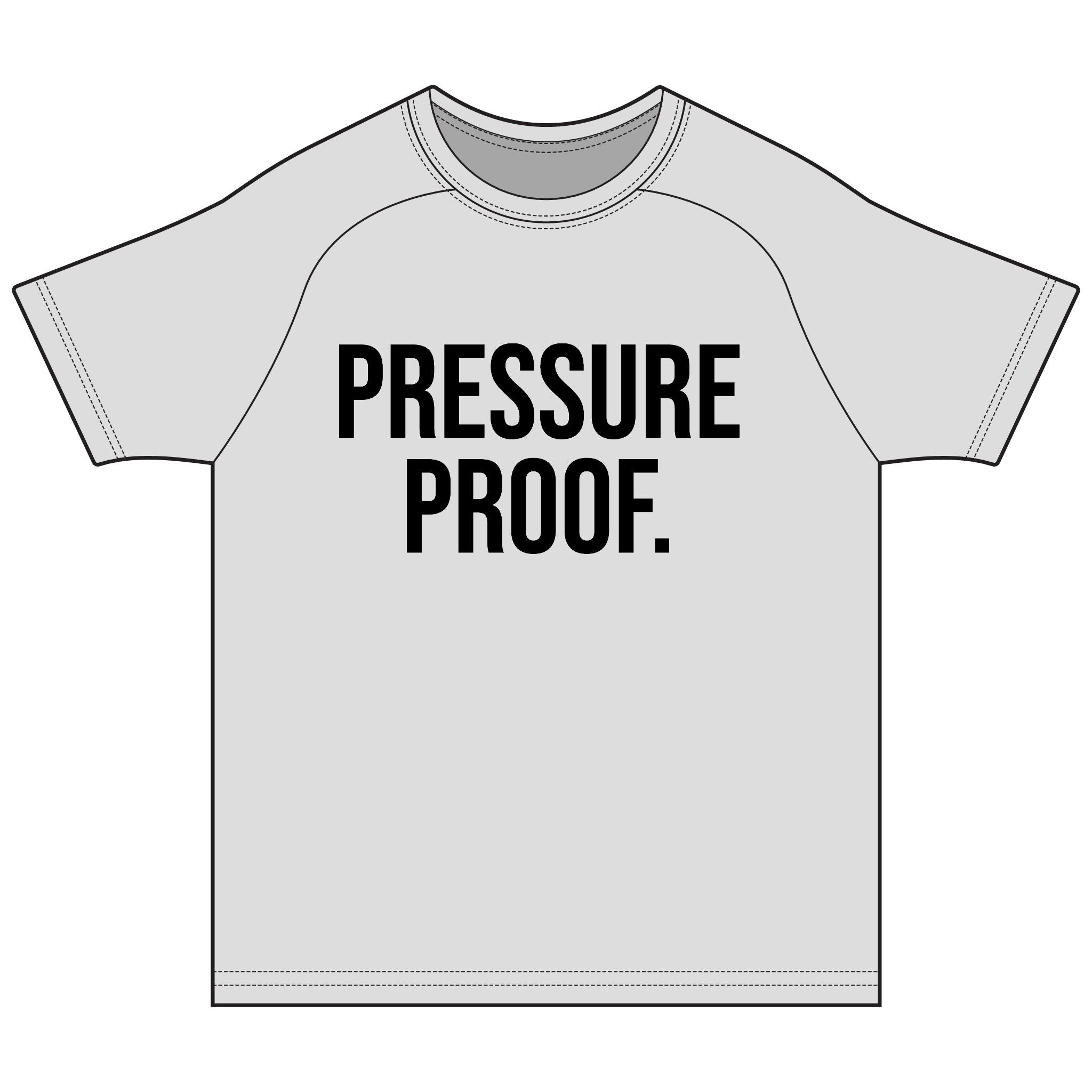 PRESSURE PROOF.  | Master the Storm™ Performance Training Tee