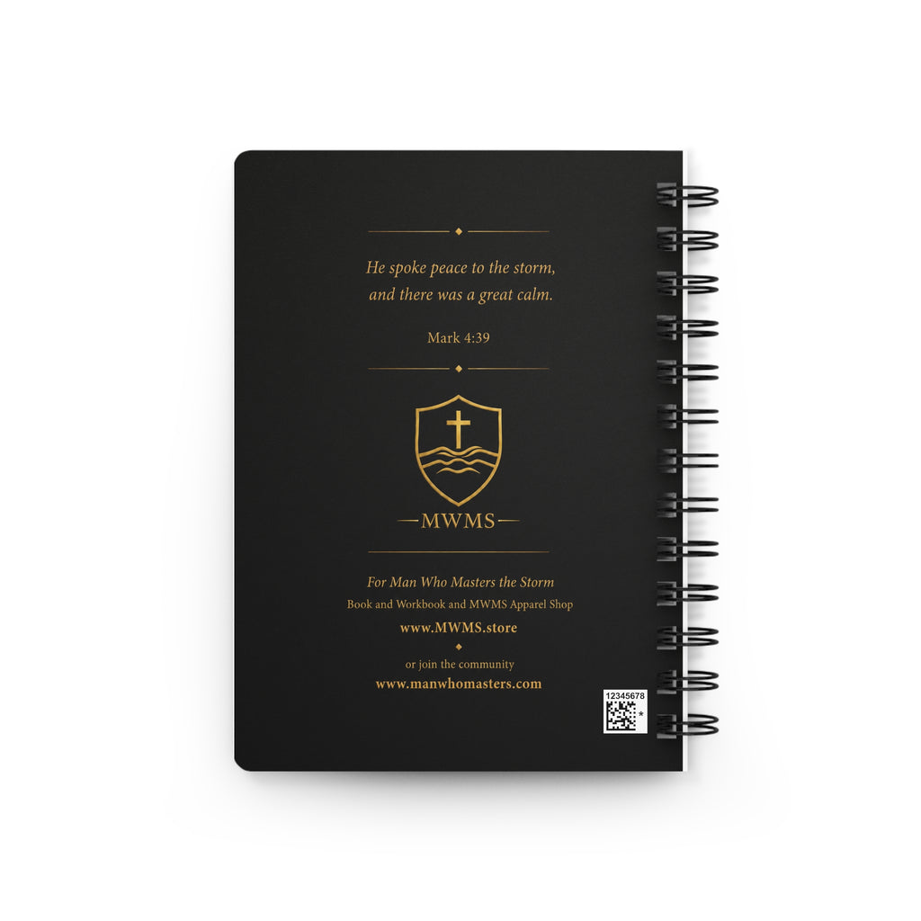 PEACE.— Spiral-Bound Christian Devotional Notebook