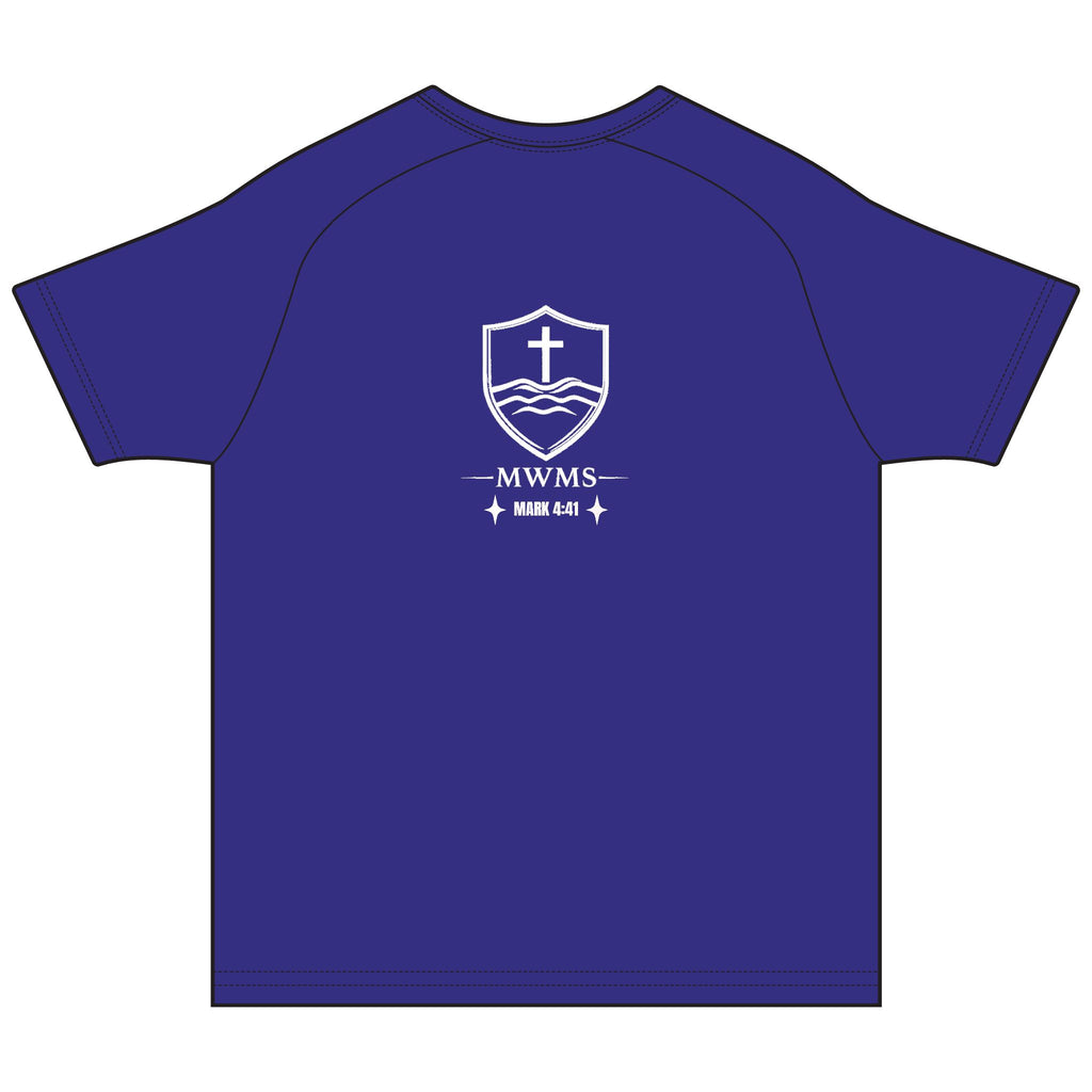The Storm Didn't Break Me. It Built Me.™ Performance Faith Tee