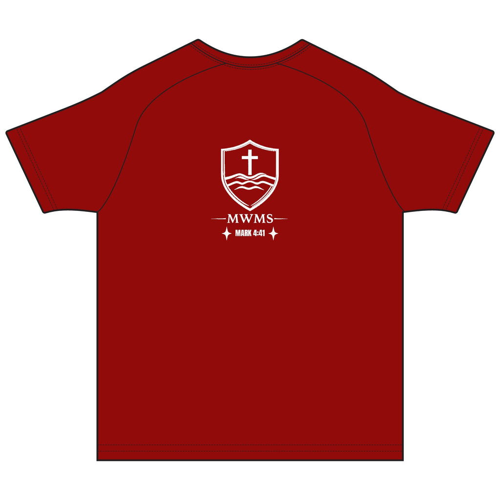 The Storm Didn't Break Me. It Built Me.™ Performance Faith Tee