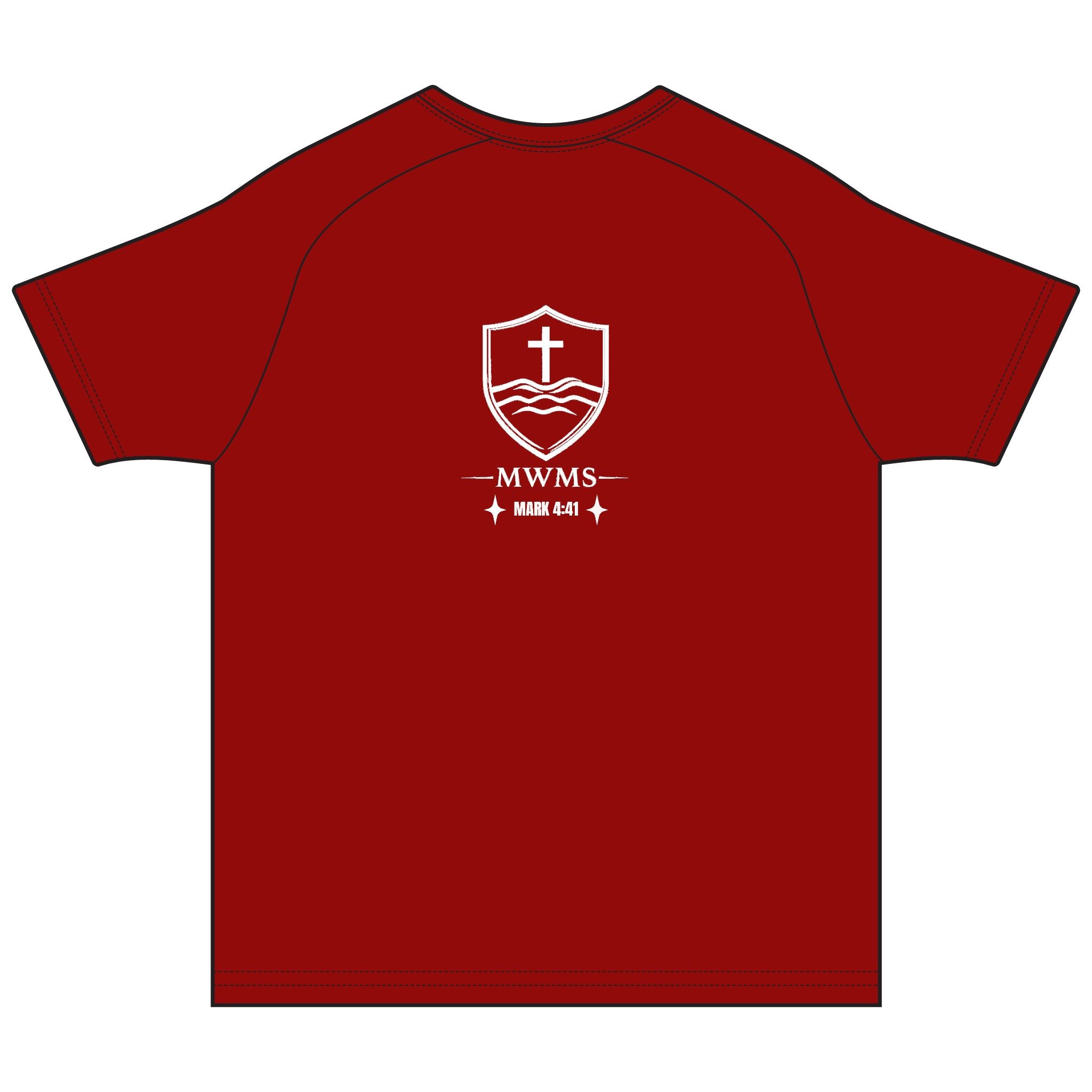 The Storm Didn't Break Me. It Built Me.™ Performance Faith Tee