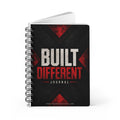 Built Different— Spiral-Bound Christian Devotional Notebook