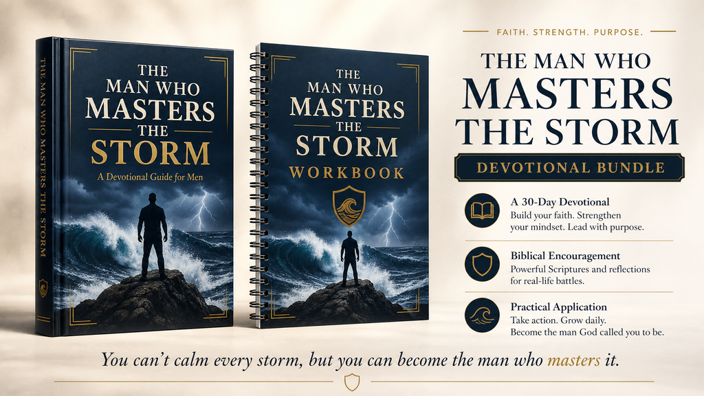 The Man Who Masters the Storm: Devotional & Workbook Bundle